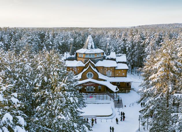 Дом Дела Мороза рядом с Великим Устюгом. Фото с официального сайта votchina-dm.ru