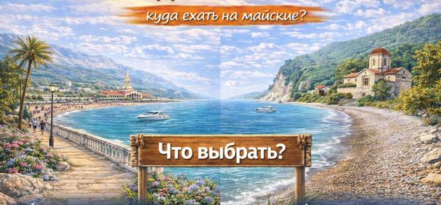 Сравниваем Геленджик и Абхазию на майские – где лучше?